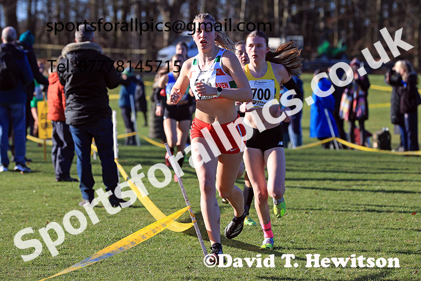 Womens under-17s 2025 Northern Cross Country Champs, Tatton Park, Knutsford, Cheshire. Photo: David T. Hewitson/Sports for All Pics